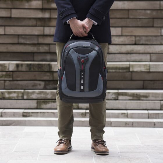 Wenger Pegasus 17 inch laptop backpack black 600639 lifestyle jpg
