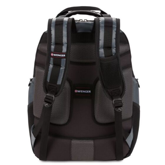 Wenger Pegasus 17 inch laptop backpack black 600639 rear jpg