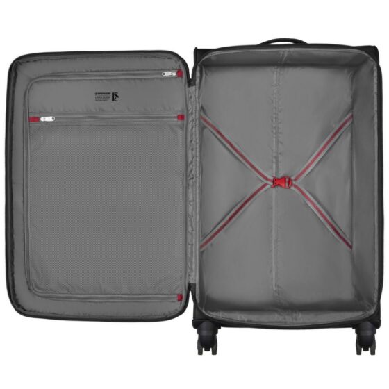 Wenger Syght 6127 Soft spinner luggage black Large interior jpg