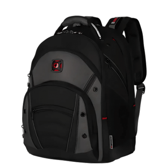 Wenger Synergy 16 inch laptop black front3qrtr png