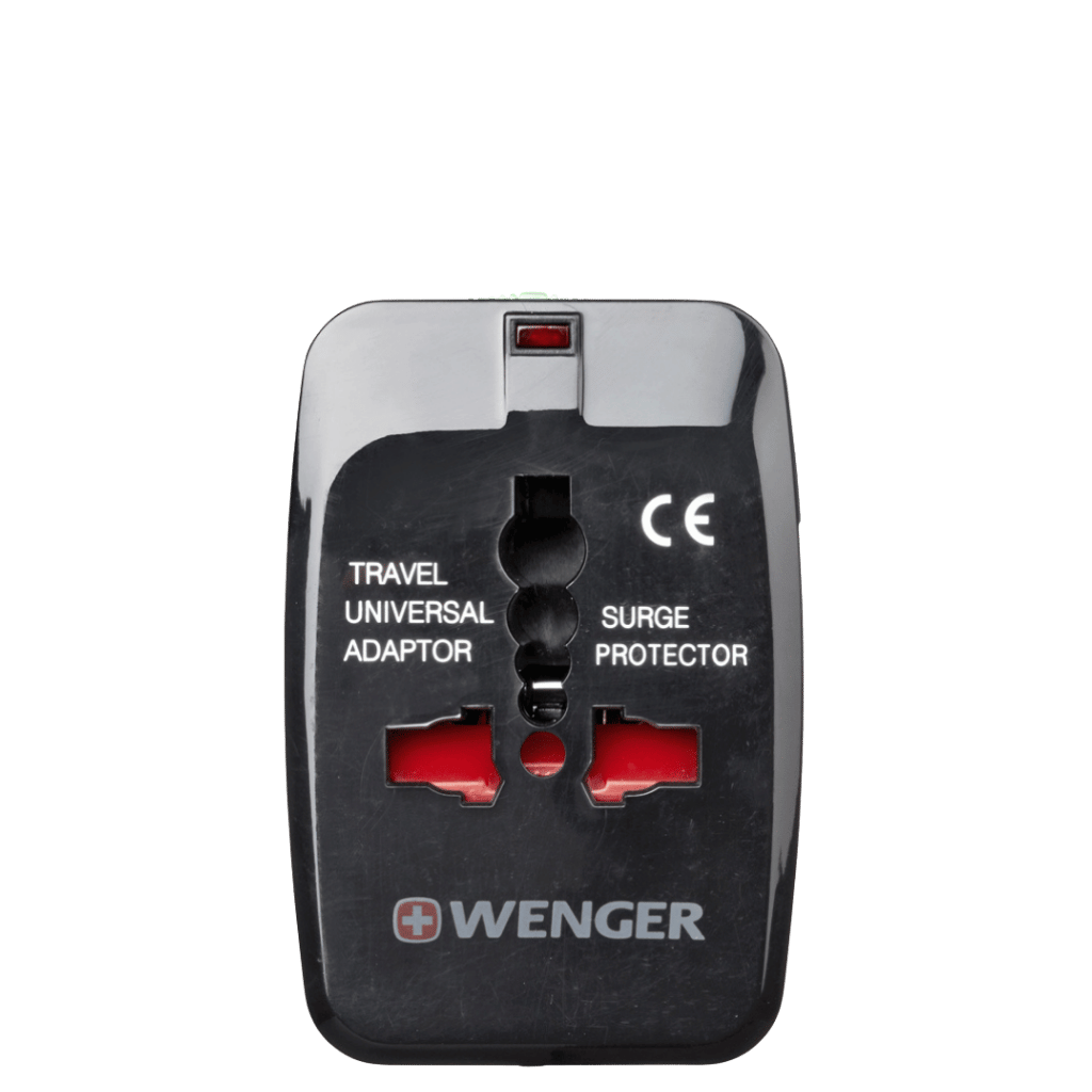 Wenger Universal TRavel adaptor black 604551 front primary