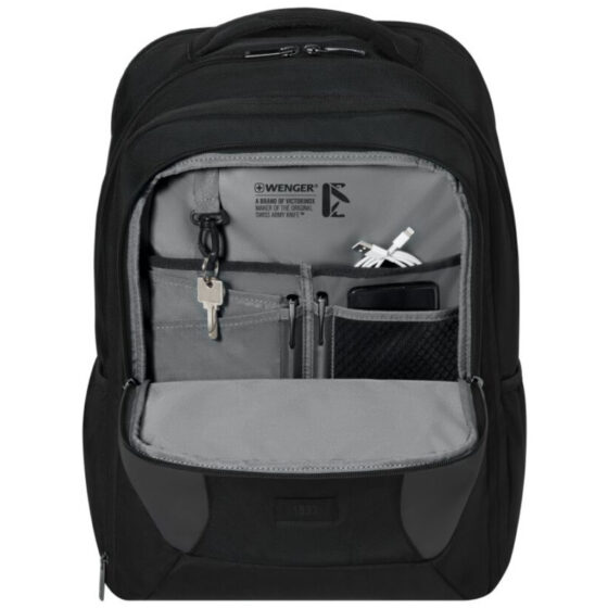 Wenger XE Extent 17 inch laptop backpack black 612741 organiser jpg