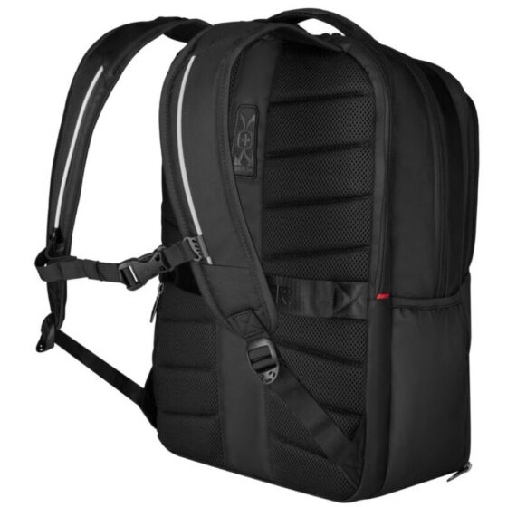 Wenger XE Extent 17 inch laptop backpack black 612741 rear3qrtr jpg