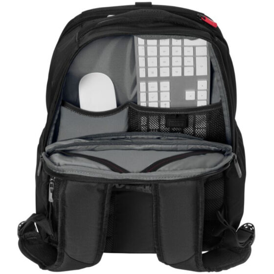 Wenger XE Pro 16 inch laptop backpack black 612739 interior jpg