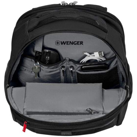 Wenger XE Pro 16 inch laptop backpack black 612739 organiser jpg