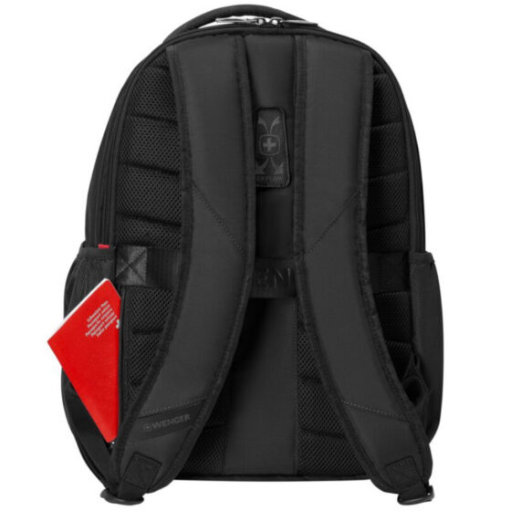 Wenger XE Pro 16 inch laptop backpack black 612739 rear jpg
