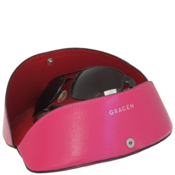 Zambezi Grace A7324GBY Sunglass Case Croc Belly Cycleman interior2 jpg