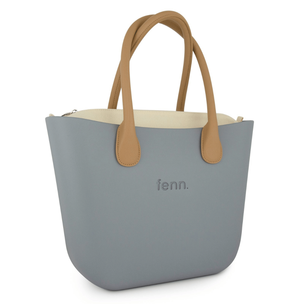 Fenn Original 0329 Blue haze lgiht tan round handles beigeinner front3qrtr png