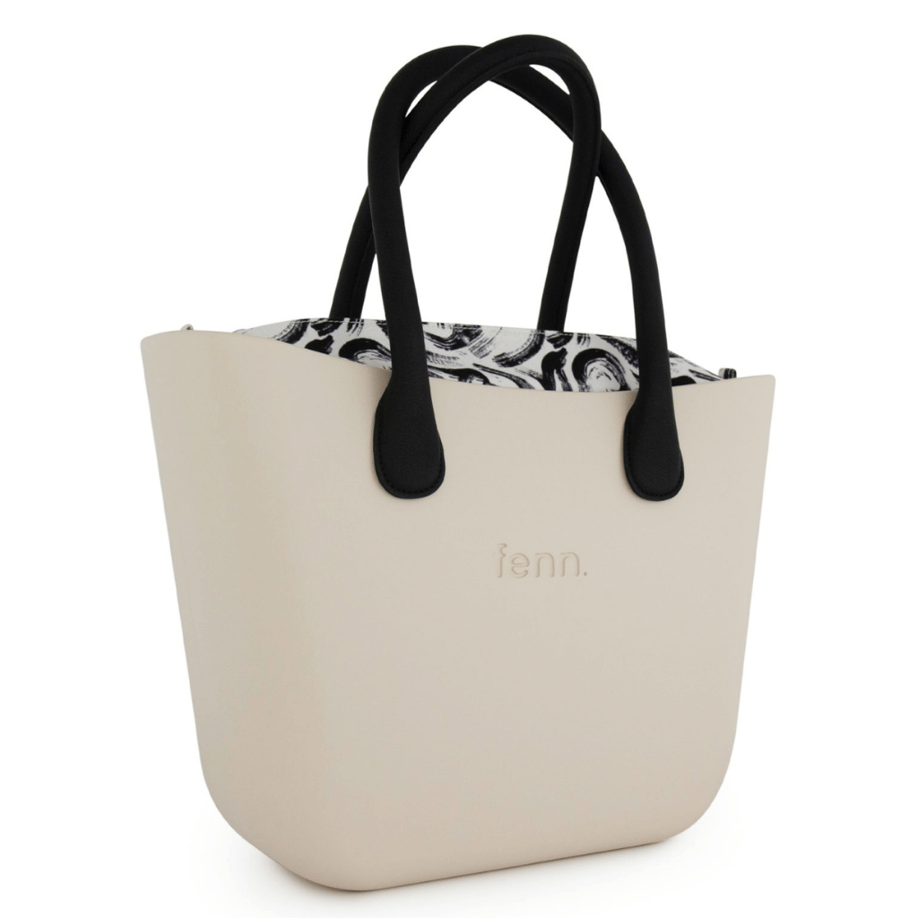 Fenn Original 0465 Champagne black handle printed inner front3qrtr png