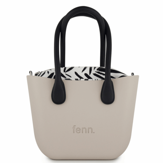 Fenn Petite P407 Mushroom Round black handle printed inner front png