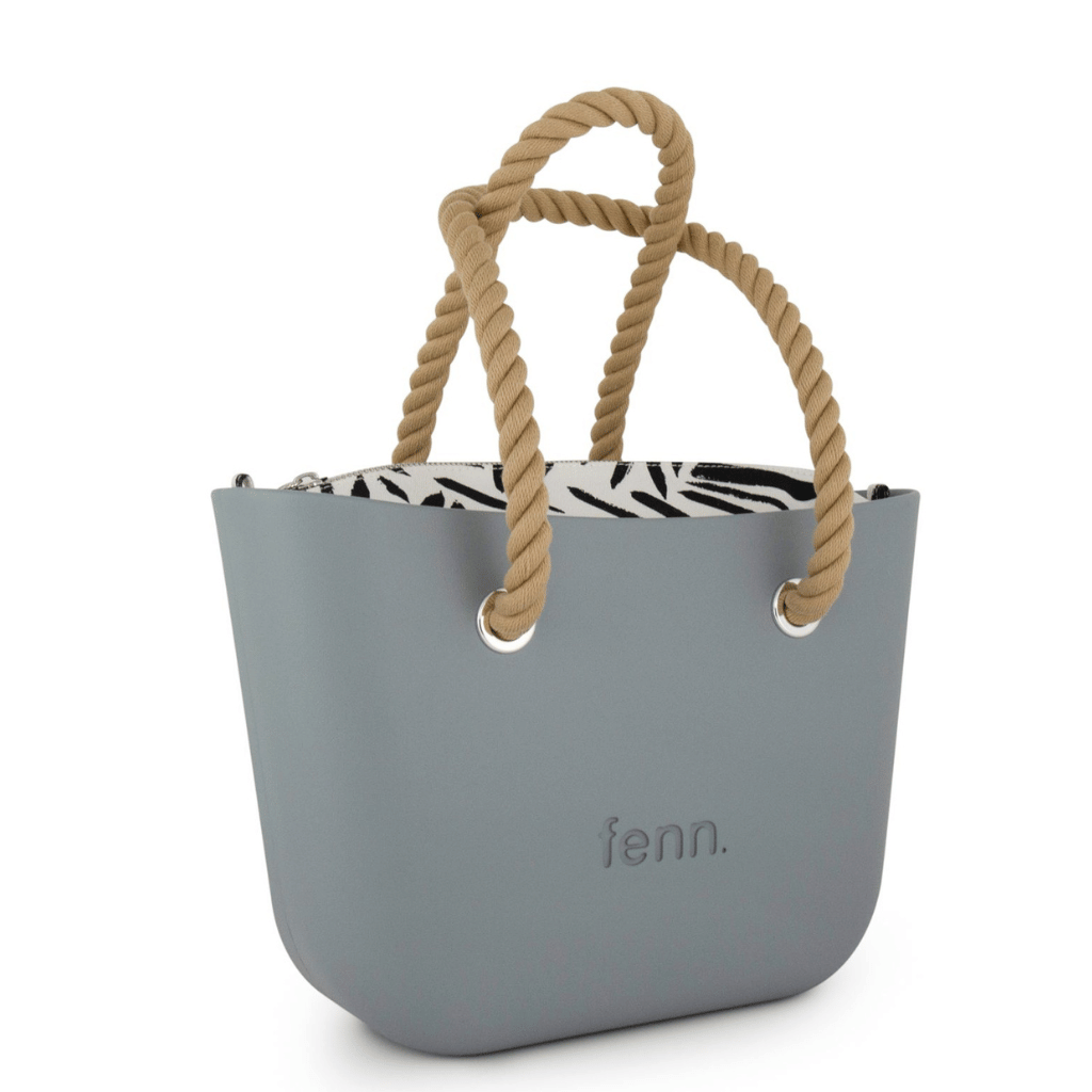 Fenn Petite P425 Blue Haze Rope handles printed inner front3qrtr png
