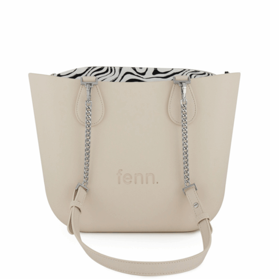 Fenn Petite Silver Chain P419 Chanpagne Printed inner front png