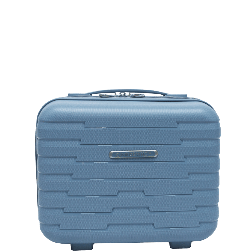 Gino De Vinci Sierra Vanity Beauty case blue front primary