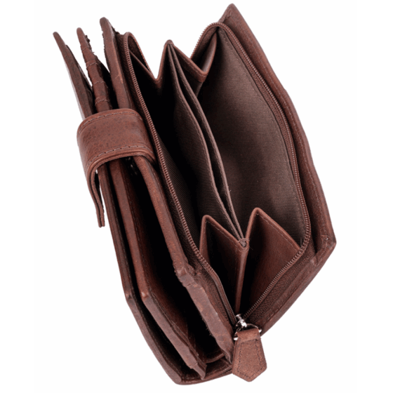 Polo Chobe multi card purse Leather PO59946 brown interior2 png