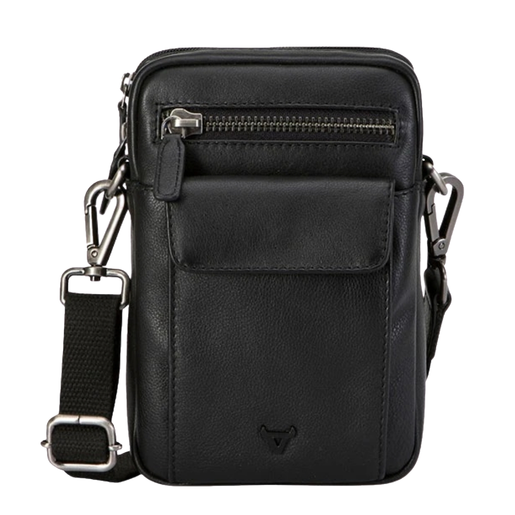 Brando 2275 Armstrong Black Leather Gents Organiser Front primary