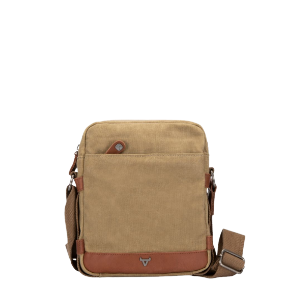 Brando Duvall 4125 Small crossbody khaki brown front primary