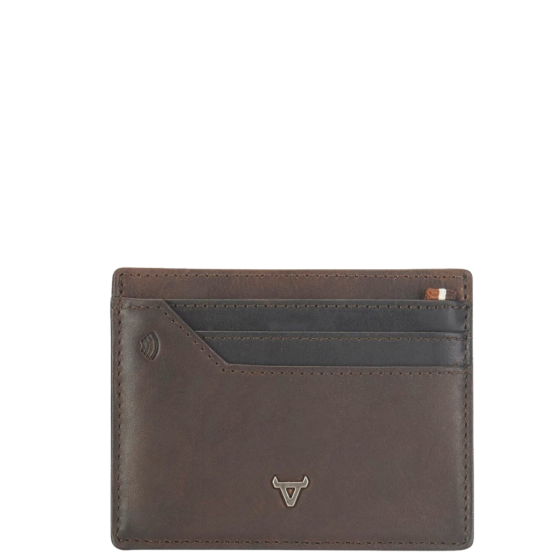 Brando Eastwood Leather card wallet 3629 brown front primary