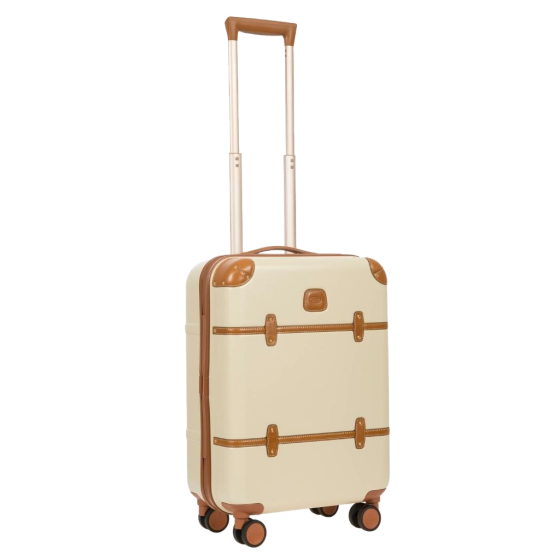 Brics Bellagio Spinner Luggage BGB28301 55cm cream front3qrtr primary