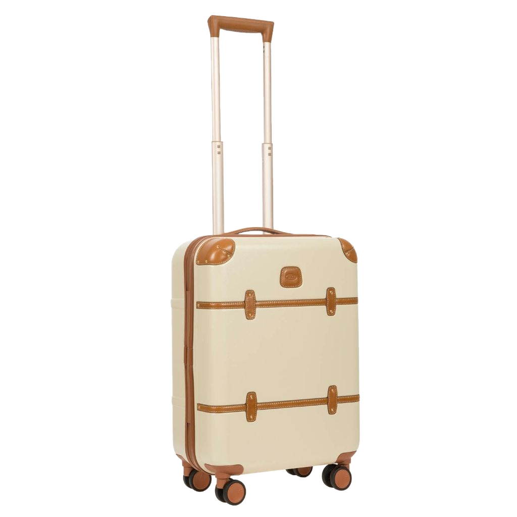 Brics Bellagio Spinner Luggage BGB28301 55cm cream front3qrtr primary