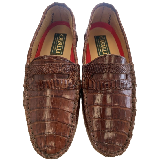 Cavalli Crocodile Unisex Drivers Shoe Kango main primary