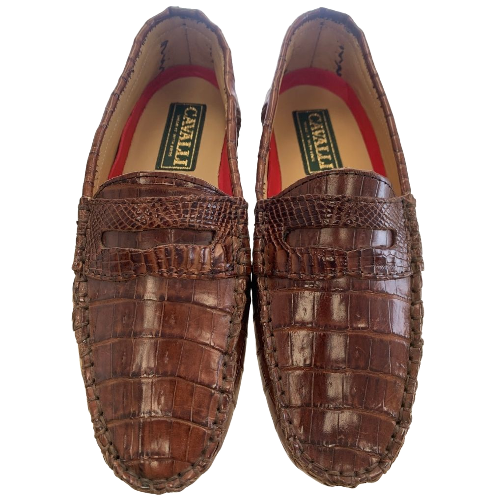 Cavalli Crocodile Unisex Drivers Shoe Kango main primary