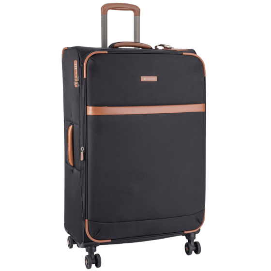 Cellini Monte Carlo 36674 Large check in black front3qrtr transp