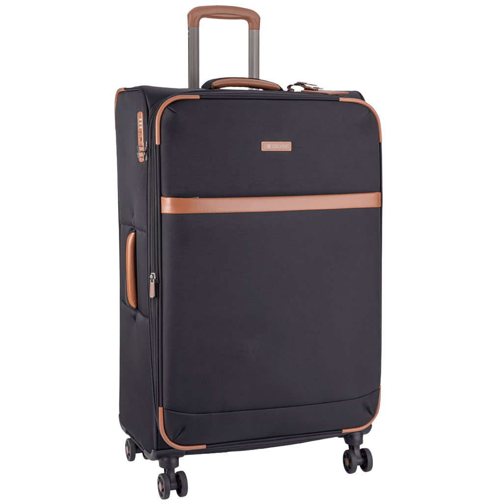 Cellini Monte Carlo 36674 Large check in black front3qrtr transp