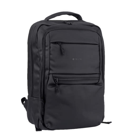 Cellini Sidekick 19948 Commute Backpack black front3qrtr transp