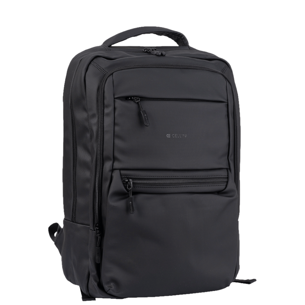 Cellini Sidekick 19948 Commute Backpack black front3qrtr transp