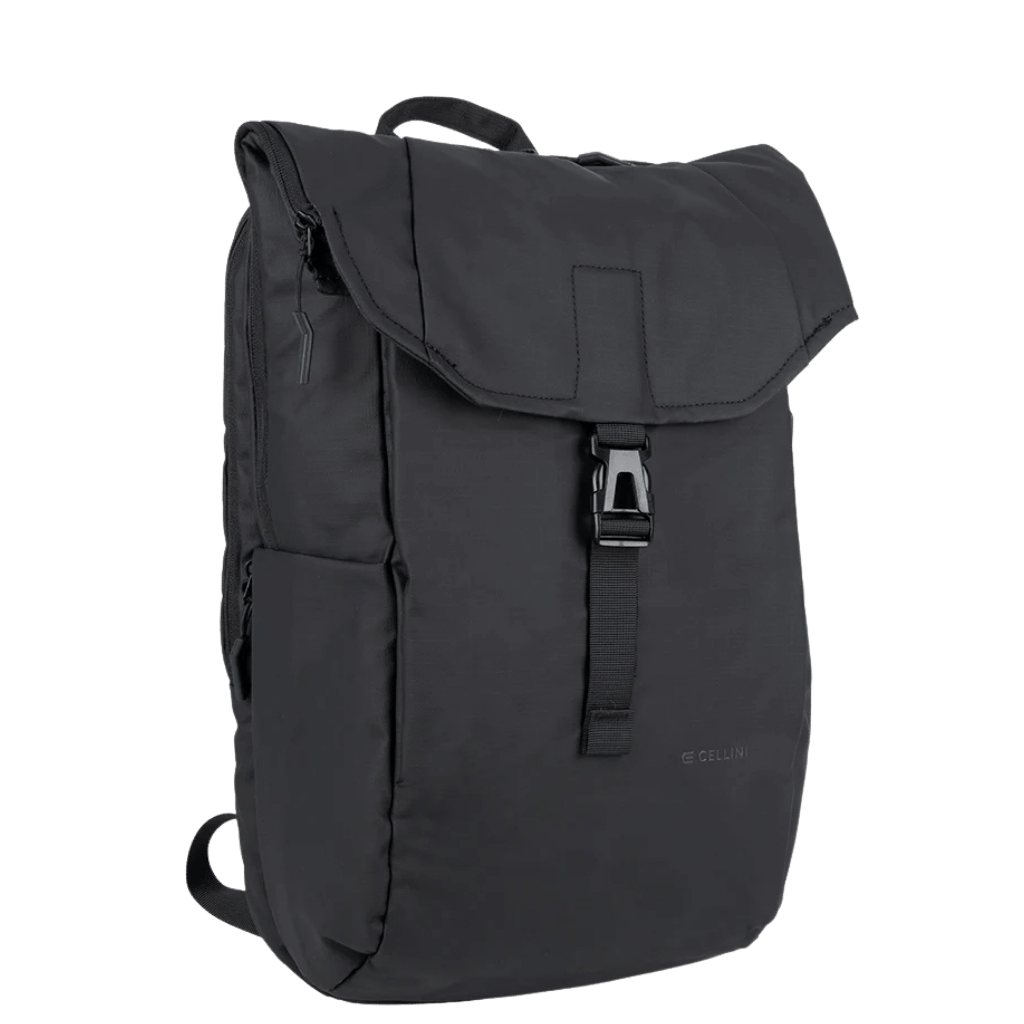 Cellini Sidekick 29340 rolltop backpack black front3qrtr