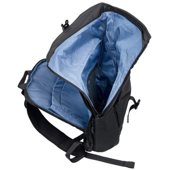 Cellini Sidekick 29340 rolltop backpack black interior