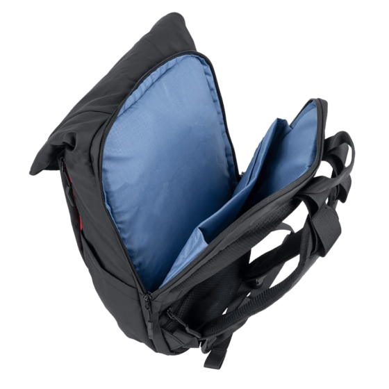 Cellini Sidekick 29340 rolltop backpack black laptop interior