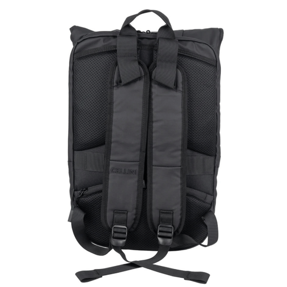 Cellini Sidekick 29340 rolltop backpack black rear