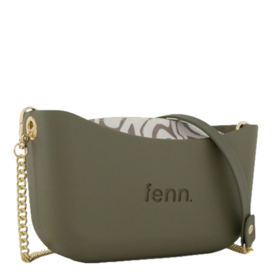 Fenn Classic 2197 Olive gold chain inner print front3qrtr
