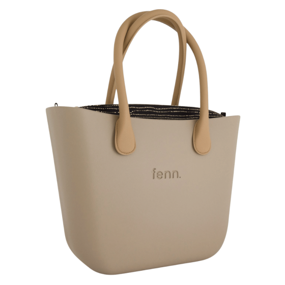 Fenn Original 1521 Stone light tan round handle black inner front3qrtr