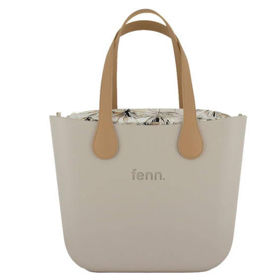 Fenn Original 1525 Beige flat tan handle inner print front