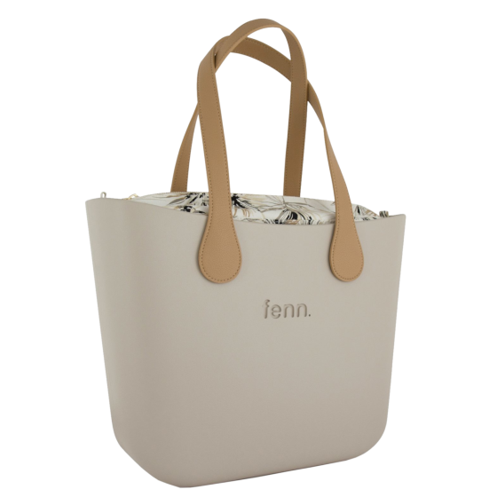 Fenn Original 1525 Beige flat tan handle inner print front3qrtr