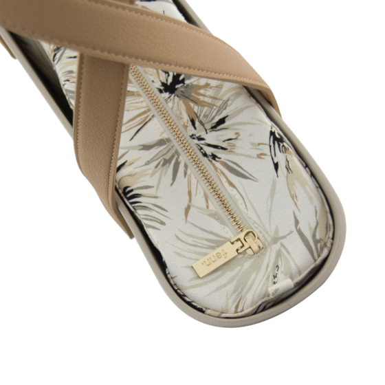 Fenn Original 1525 Beige flat tan handle inner print top