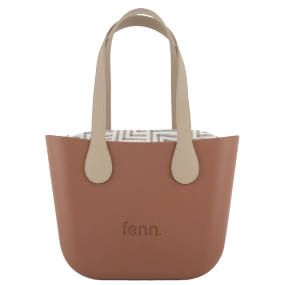 Fenn Petite 9440 Tan flat stone handle inner print front