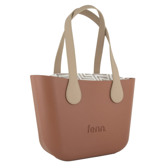 Fenn Petite 9440 Tan flat stone handle inner print front3qrtr