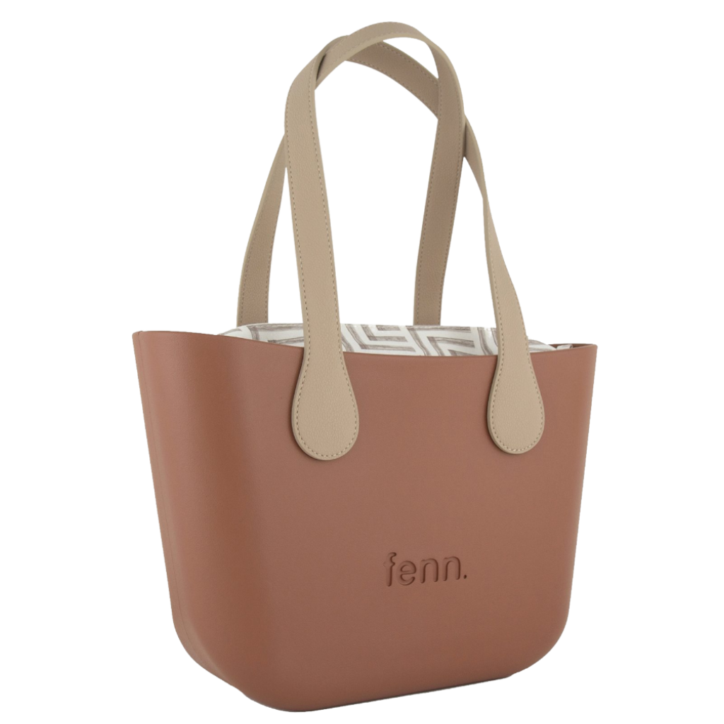 Fenn Petite 9440 Tan flat stone handle inner print front3qrtr