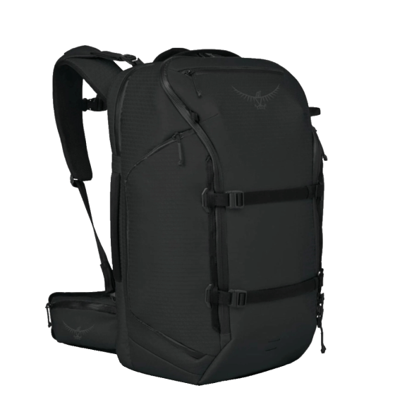 Osprey Archeon Travelpack 40L black front 3qrtr primary