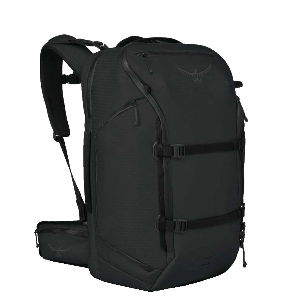 Osprey Archeon Travelpack 40L black front 3qrtr primary