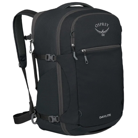 Osprey Daylite AI10006133 Carry on Travelpack 44L black front3qrtr primary