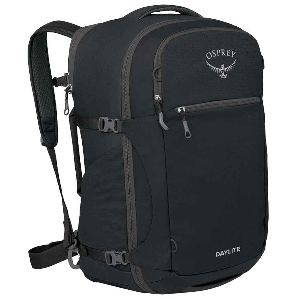Osprey Daylite AI10006133 Carry on Travelpack 44L black front3qrtr primary
