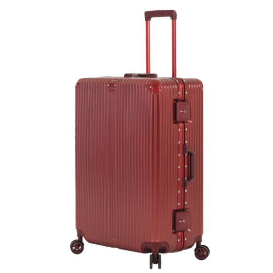 Paklite Metro PLMET6956 Check in 75cm Spinner red front3qrtr