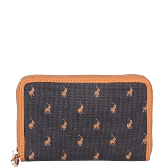 Polo New Icon POS43244 Medium Zip Around brown front