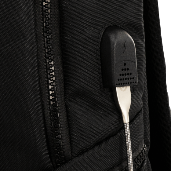 Volkano 7151 Midtown laptop Backpack black USB