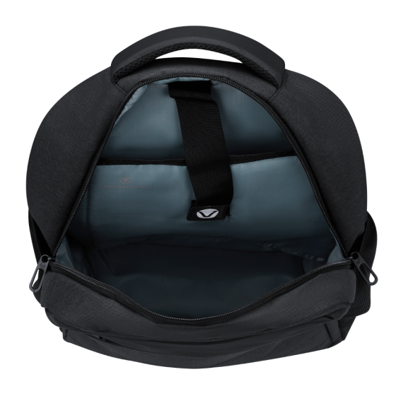 Volkano 9243 indigo Backpack Black interior