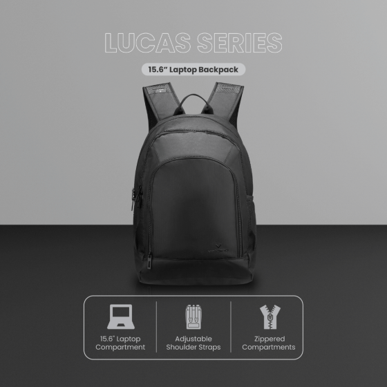 Volkano Lukas Backpack 9201 Black features2